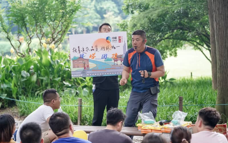 杭州团建活动实景图_贝塔团建