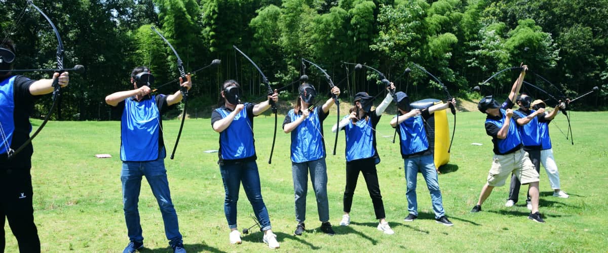 杭州攻防箭团建竞技瞬间