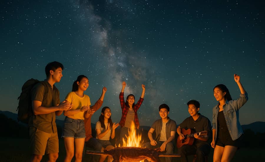 篝火晚会