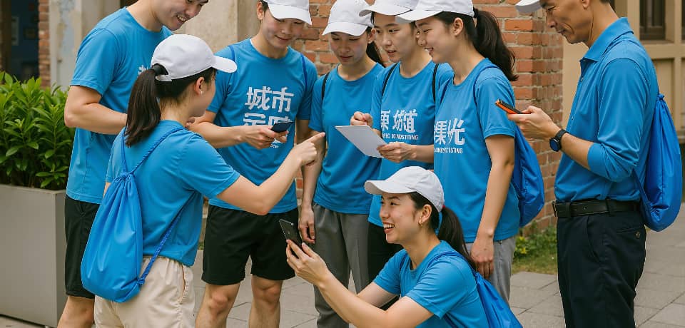 杭州团建活动实景图_贝塔团建