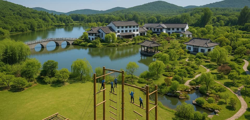 镇江团建活动实景图_贝塔团建