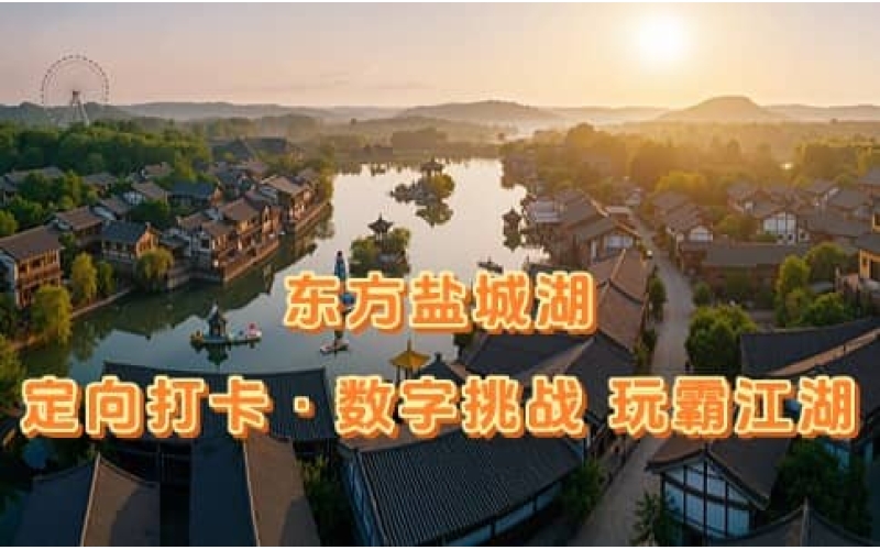 东方盐城湖一日团建 - 数字定向挑战 - 杭州企业日归团建推荐